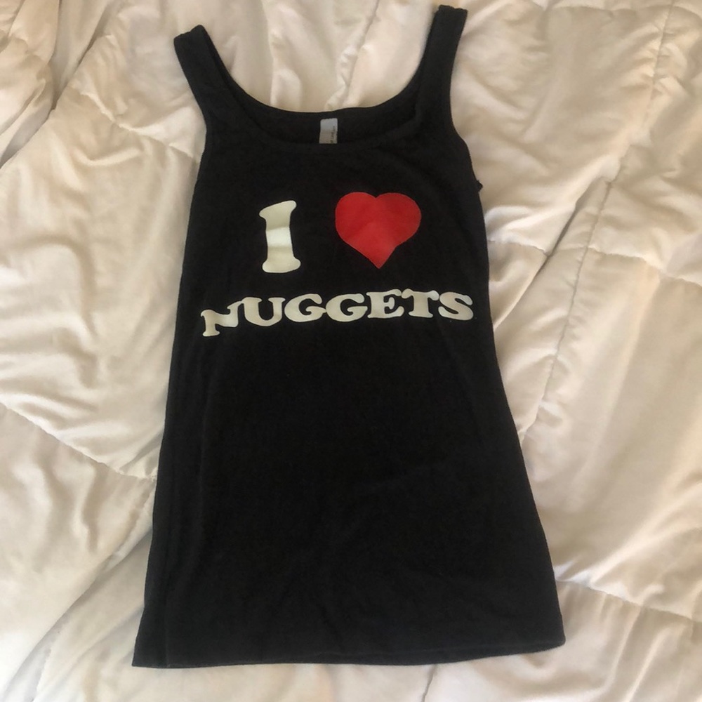I heart nuggets tank top